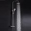 Conjunto barra de ducha termostatico Creta cromo de Imex